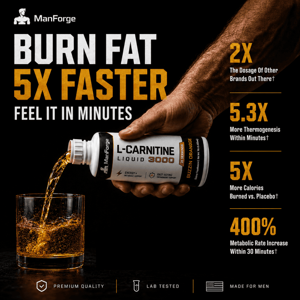 ManForge Liquid L-Carnitine 3000MG