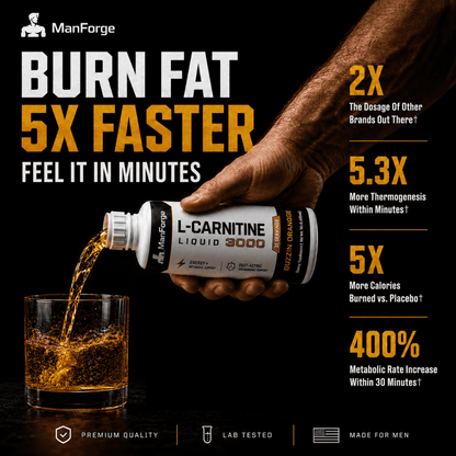 ManForge Liquid L-Carnitine 3000MG